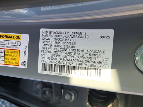 New 2025 Honda Accord Sport image 17