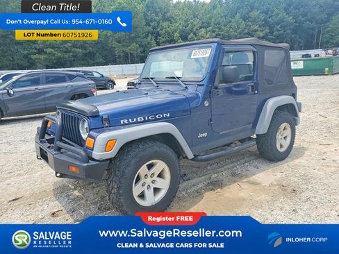 Used 2005 Jeep Wrangler Rubicon AWD/4WD image 1