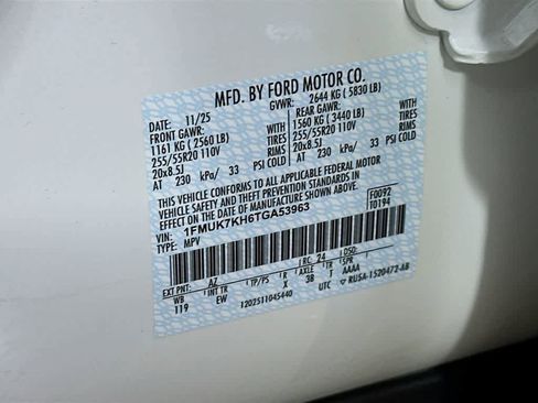 New 2026 Ford Explorer ST-Line w/ Premium Package RWD image 22