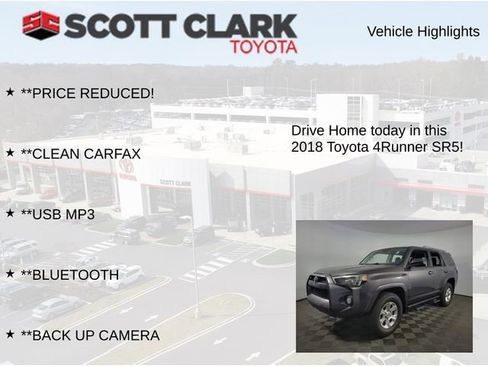 Used 2018 Toyota 4Runner SR5 image 7