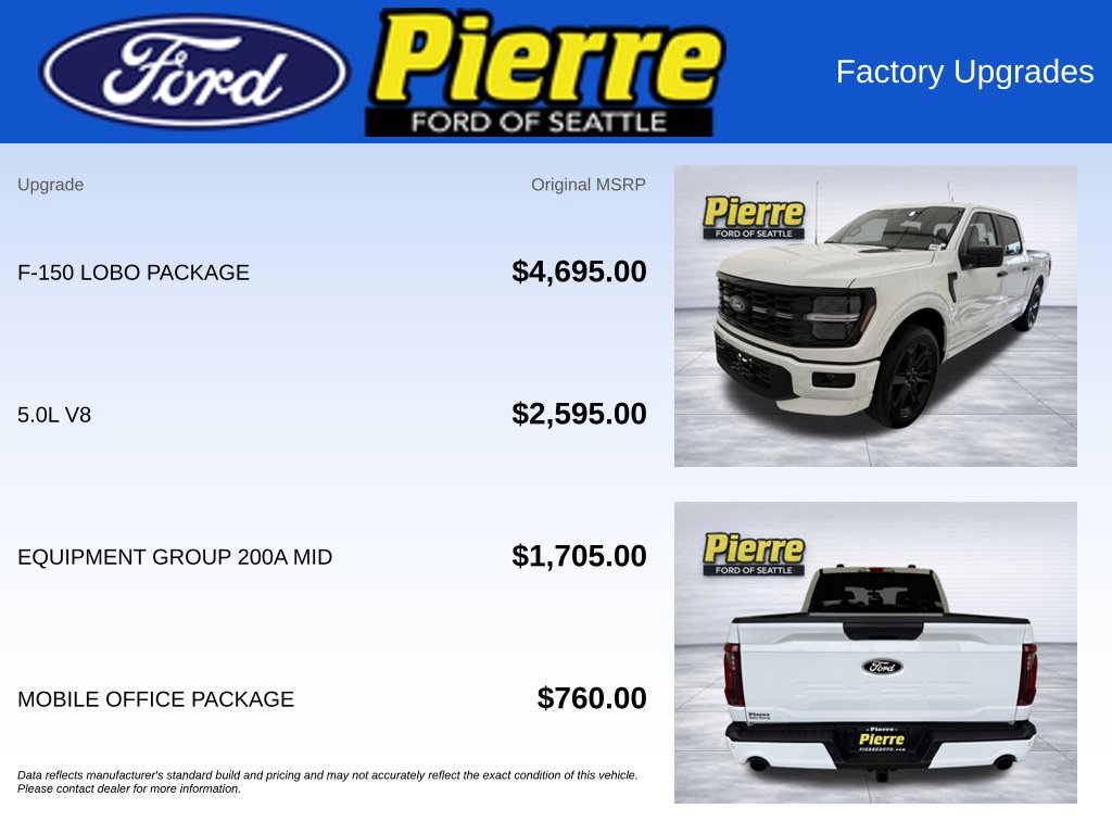 New 2026 Ford F150 STX w/ F-150 LOBO Package AWD/4WD image 13