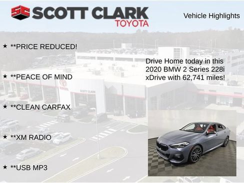 Used 2020 BMW 228i xDrive Gran Coupe w/ M Sport Package AWD/4WD image 8