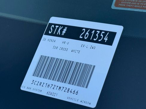 New 2026 Honda HR-V EX-L image 30