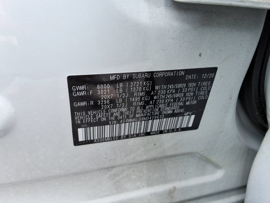 Used 2021 Subaru Ascent Limited w/ Technology Package AWD/4WD image 39