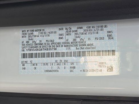 New 2026 Ford Transit 350 XLT RWD image 18