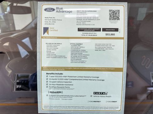 Certified 2023 Ford F150 King Ranch w/ Equipment Group 601A High AWD/4WD image 5
