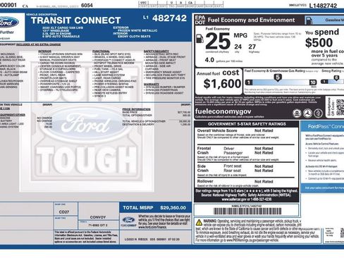 Certified 2020 Ford Transit Connect XLT FWD image 3
