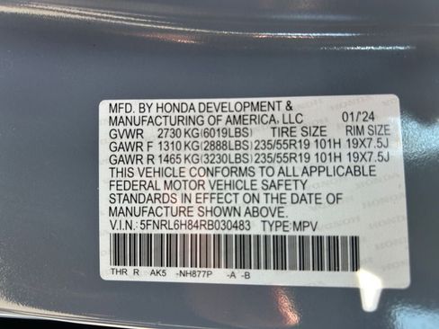 Used 2024 Honda Odyssey Touring image 37