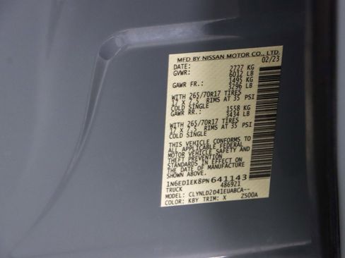 Used 2023 Nissan Frontier PRO-4X w/ Pro Convenience Package image 34