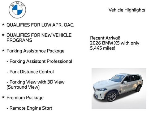 Used 2026 BMW X5 xDrive40i w/ Premium Package AWD/4WD image 4