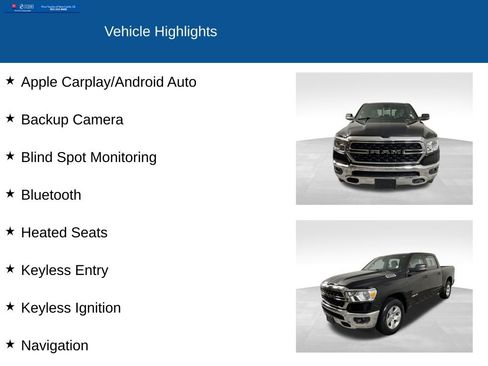 Used 2024 RAM 1500 Big Horn AWD/4WD image 2