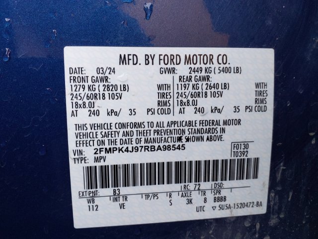Used 2024 Ford Edge SEL AWD/4WD image 25