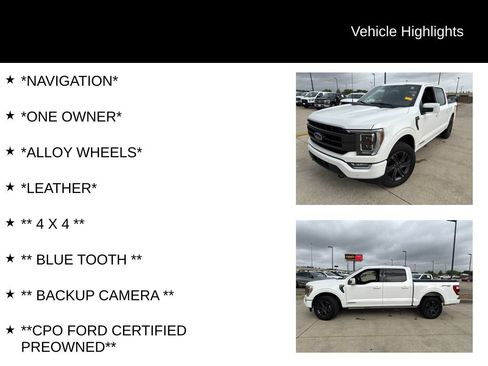 Used 2023 Ford F150 Lariat w/ Equipment Group 502A High AWD/4WD image 4