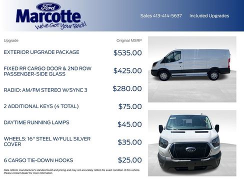 Used 2025 Ford Transit 250 Low Roof w/ Exterior Upgrade Package RWD image 5