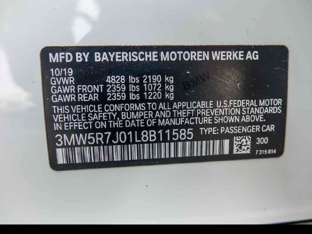 Used 2020 BMW 330i xDrive Sedan w/ Premium Package AWD/4WD image 33