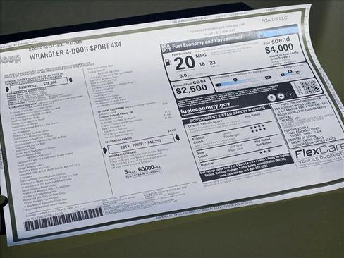 New 2026 Jeep Wrangler Sport image 18