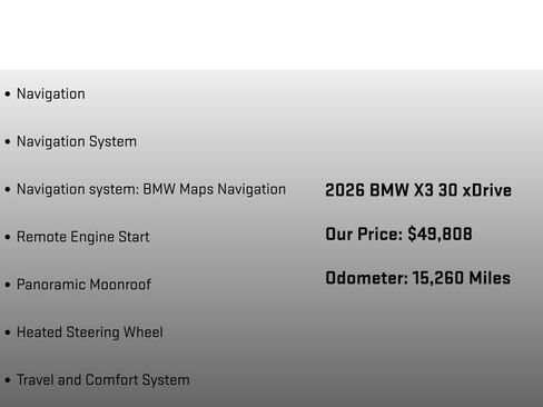 Used 2026 BMW X3 xDrive30i w/ M Sport Package AWD/4WD image 18