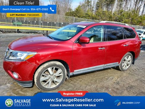 Used 2015 Nissan Pathfinder Platinum w/ Family Entertainment Package image 1
