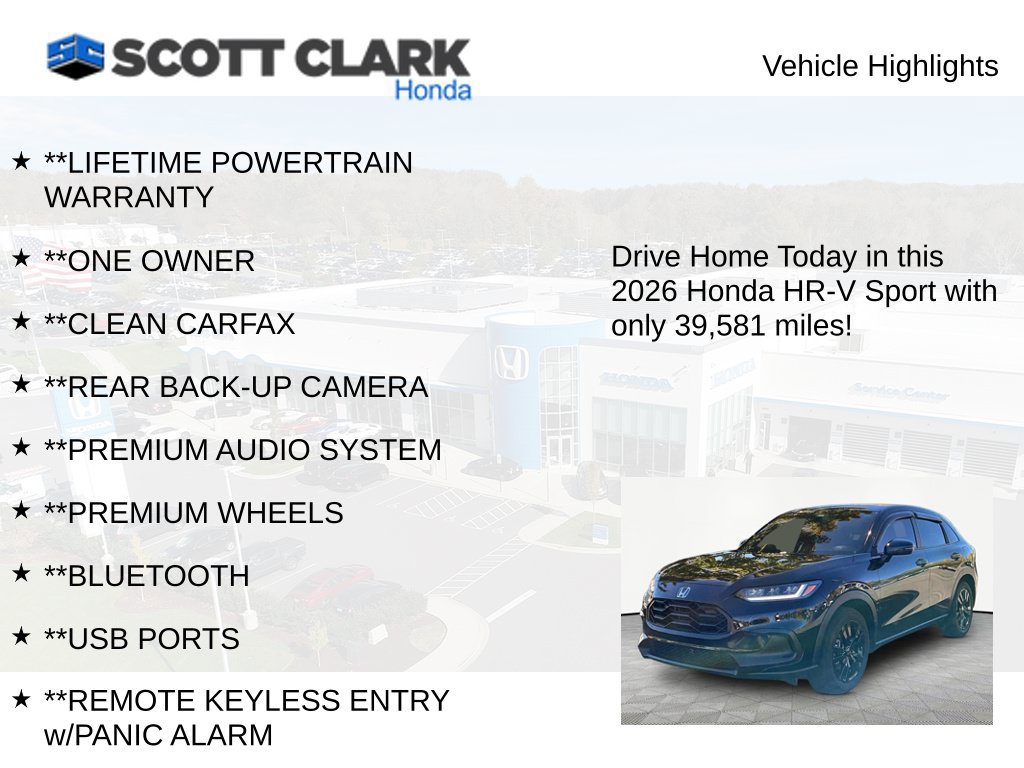Used 2026 Honda HR-V Sport image 11