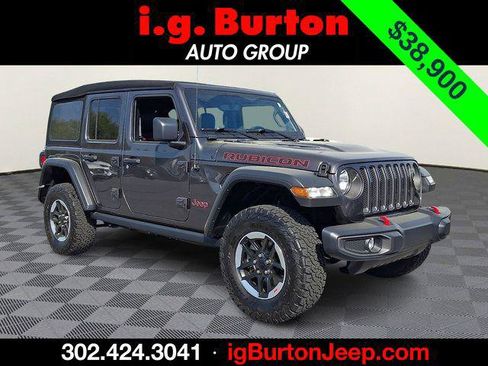 Certified 2022 Jeep Wrangler Unlimited Rubicon w/ Cold Weather Group AWD/4WD image 1
