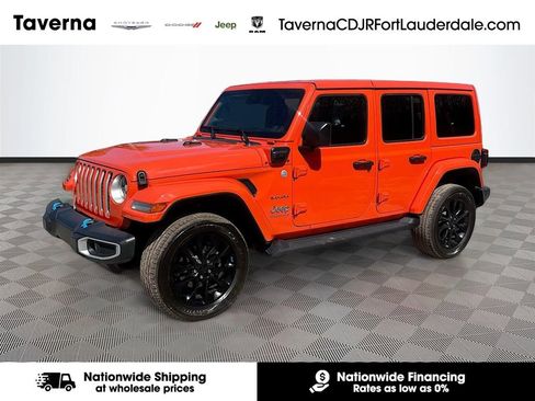 Used 2023 Jeep Wrangler Unlimited Sahara w/ Cold Weather Group AWD/4WD image 1