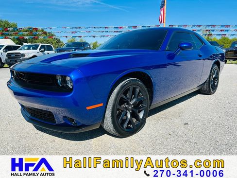 Used 2022 Dodge Challenger SXT w/ Blacktop Package RWD image 1