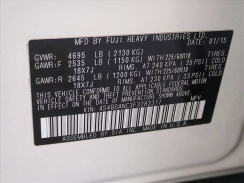 Used 2015 Subaru Outback 2.5i Limited image 25