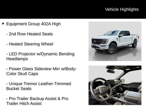 Used 2023 Ford F150 Tremor w/ Equipment Group 402A High AWD/4WD image 11