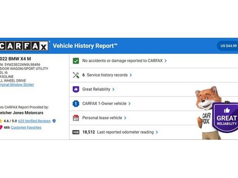 Used 2022 BMW X4 M w/ Competition Package image 3