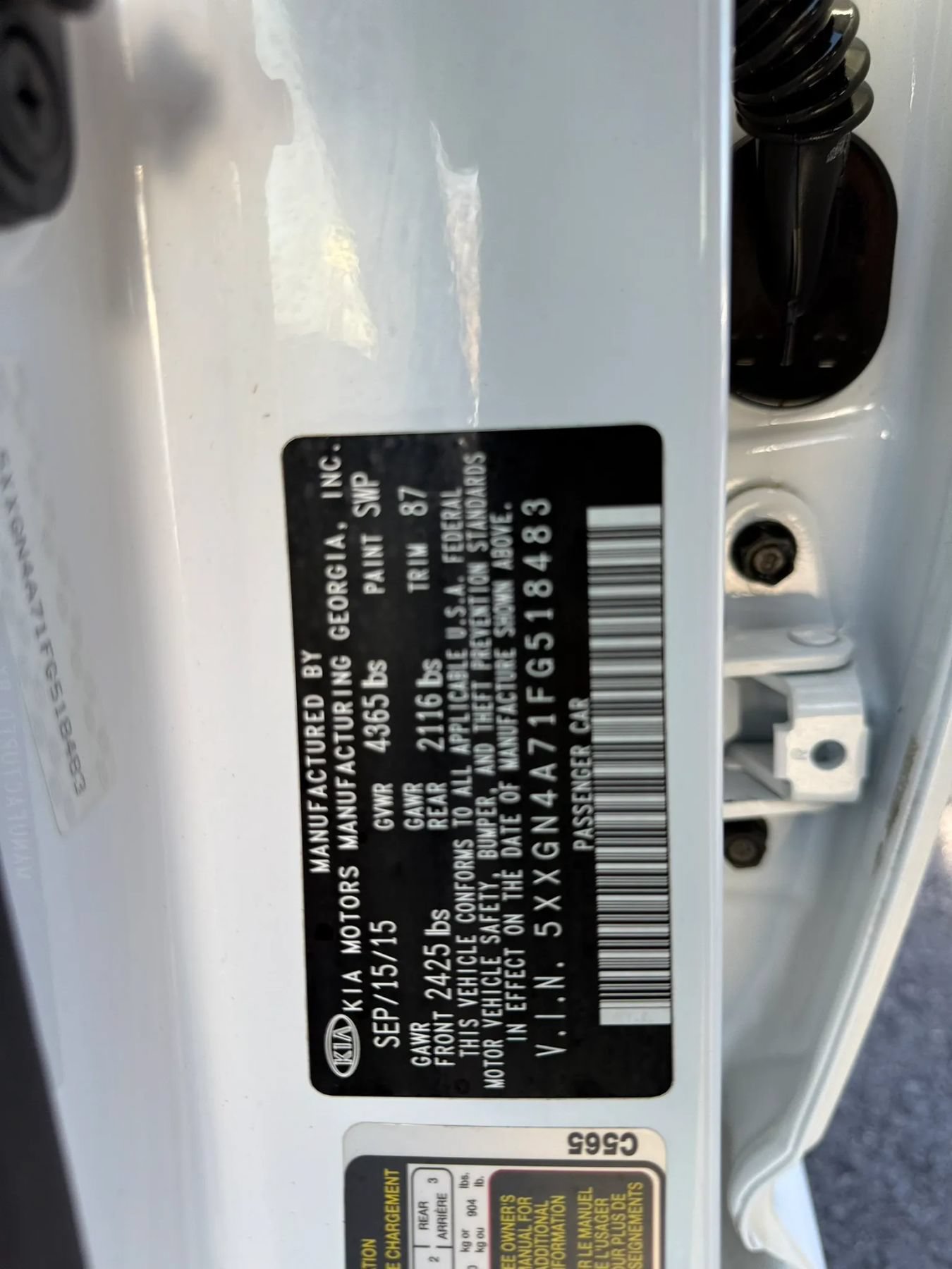 Used 2015 Kia Optima EX FWD image 37