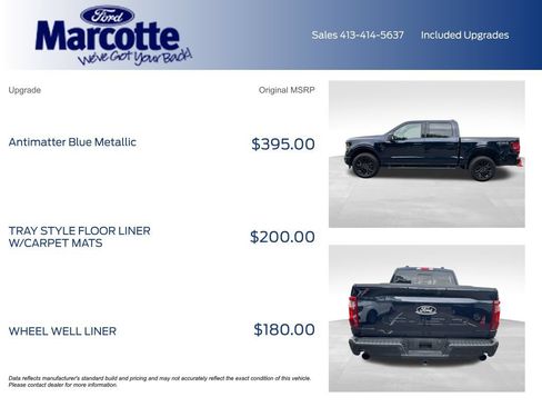 Used 2025 Ford F150 XLT w/ Equipment Group 303A High AWD/4WD image 5