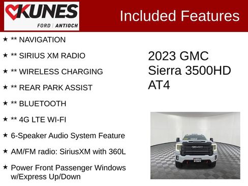 Used 2023 GMC Sierra 3500 AT4 w/ AT4 Premium Plus Package image 4