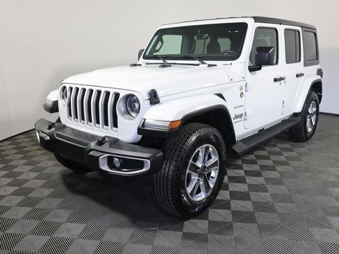 Used 2023 Jeep Wrangler Unlimited Sahara w/ LED Lighting Group AWD/4WD image 1