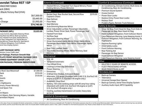 Used 2024 Chevrolet Tahoe RST w/ Luxury Package image 38