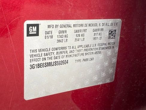 Used 2018 Chevrolet Cruze LT w/ Convenience Package image 25