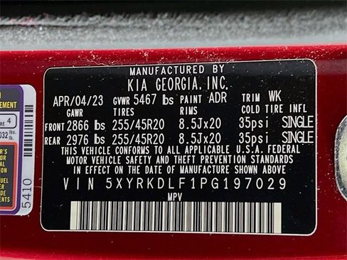 Used 2023 Kia Sorento SX image 30