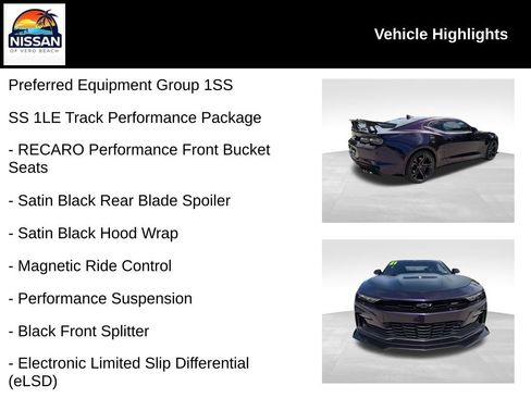 Used 2021 Chevrolet Camaro SS RWD image 19