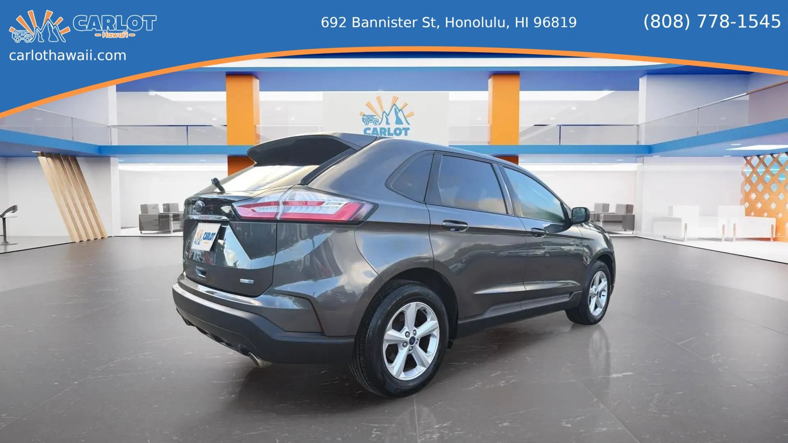 Used 2021 Ford Edge Titanium w/ Cargo Accessory Package FWD image 8