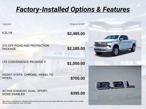 Used 2025 Chevrolet Silverado 1500 LTZ AWD/4WD image 3