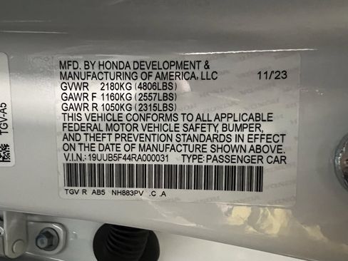 Certified 2024 Acura TLX w/ Technology Package image 24