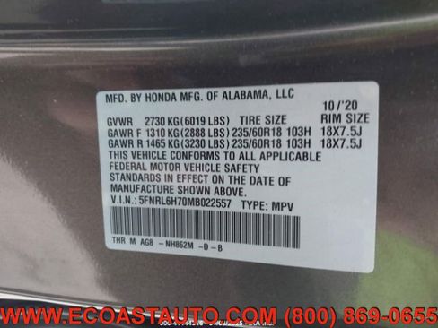 Used 2021 Honda Odyssey EX-L image 15