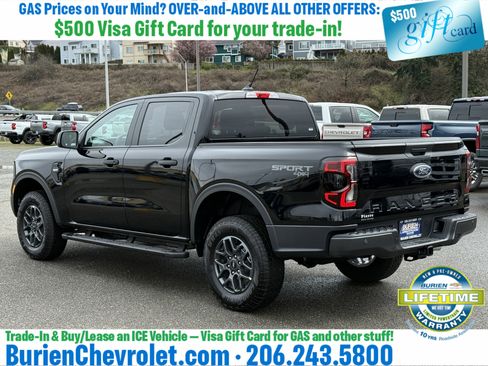 Used 2025 Ford Ranger XLT w/ Trailer Tow Package AWD/4WD image 3