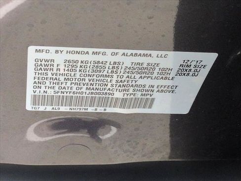 Used 2018 Honda Pilot Elite image 23