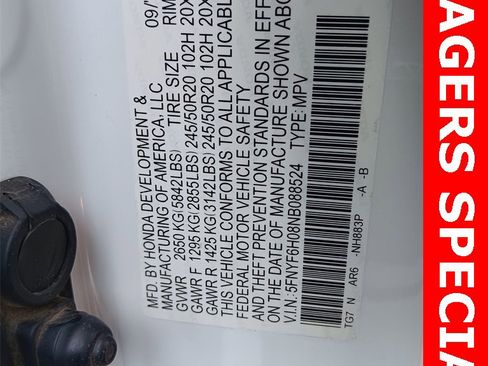 Used 2022 Honda Pilot Elite image 35