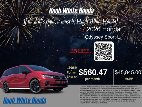 New 2026 Honda Odyssey Sport-L image 3