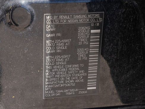 Used 2019 Nissan Rogue SV image 36