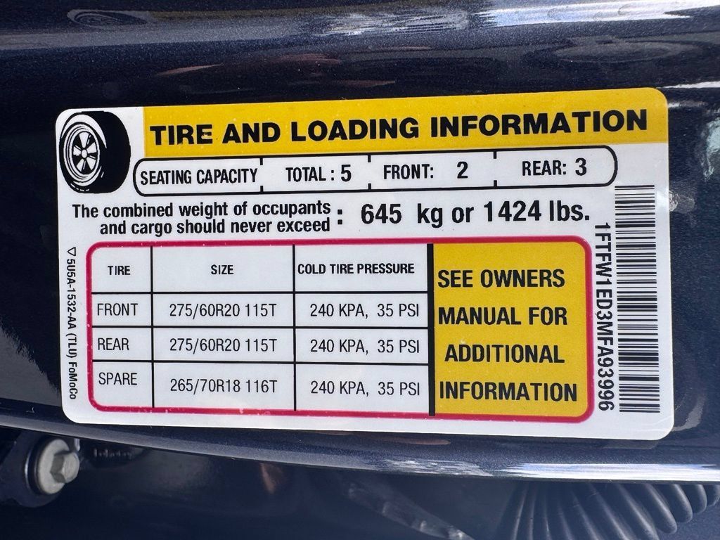 Used 2021 Ford F150 Platinum w/ Equipment Group 701A High AWD/4WD image 50