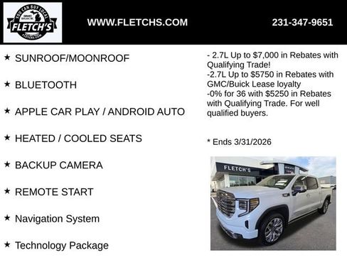 New 2026 GMC Sierra 1500 Denali w/ Denali Reserve Package AWD/4WD image 2