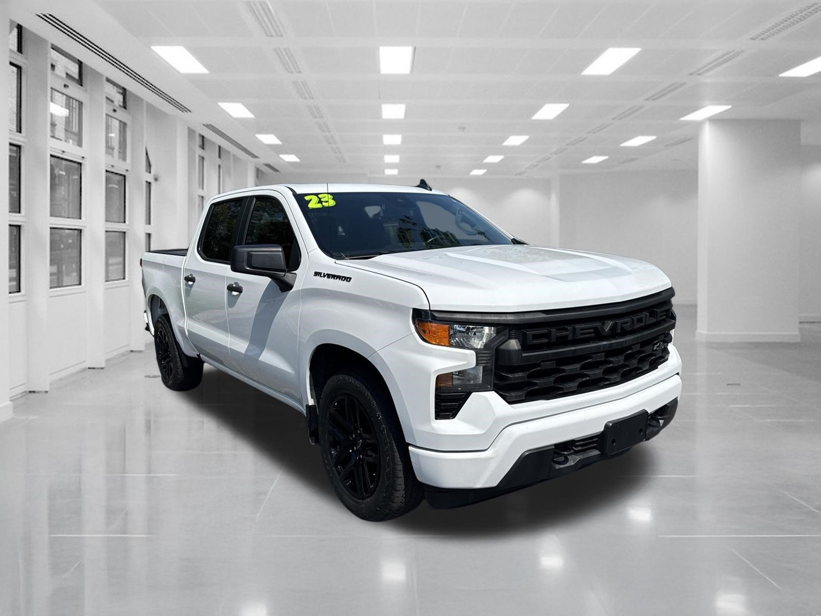 Used 2023 Chevrolet Silverado 1500 Custom w/ LPO, Dark Essentials Package RWD image 3