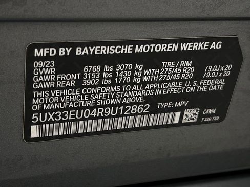 Certified 2024 BMW X5 M60i w/ Executive Package image 23